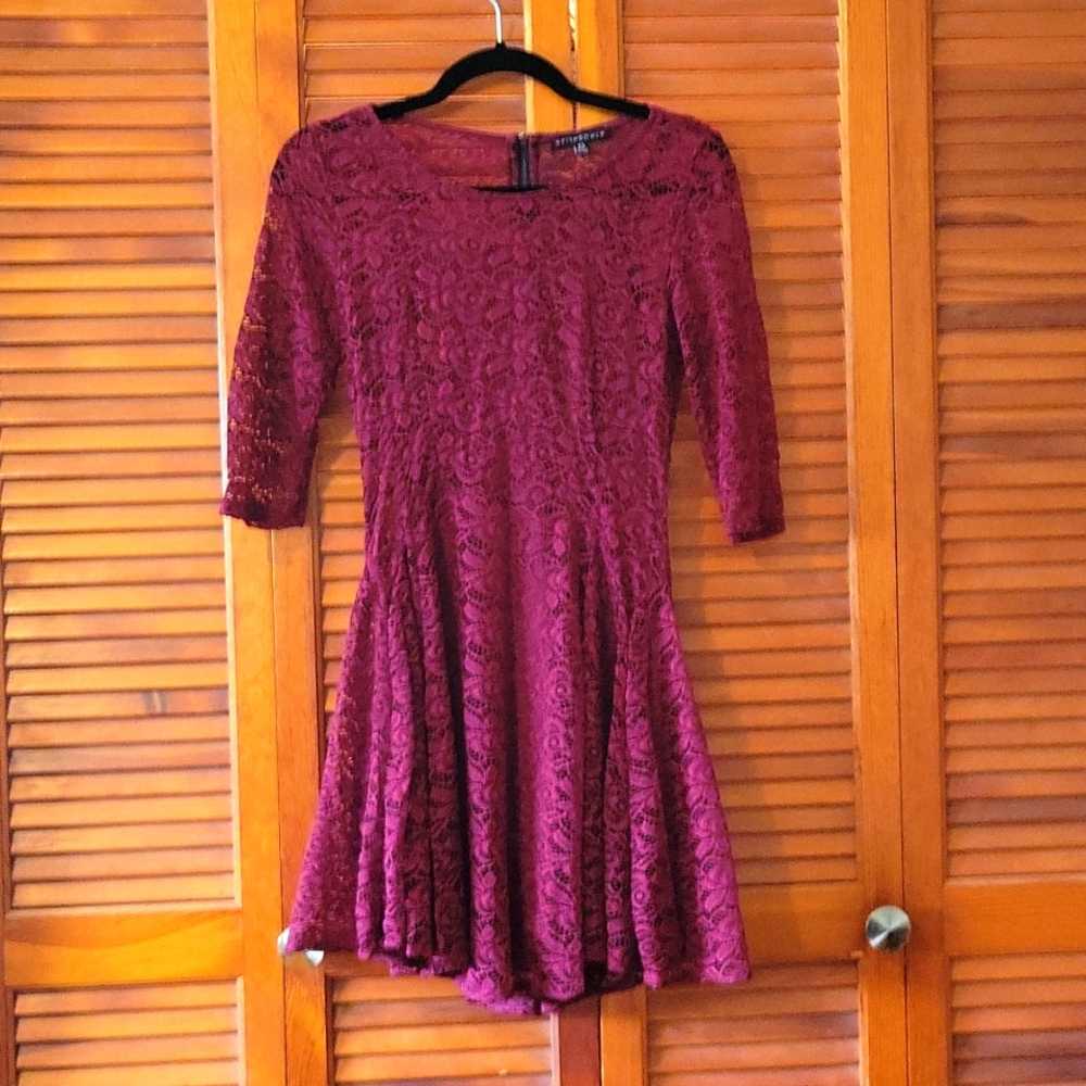 Fishbowl extra small dress. Maroon.
